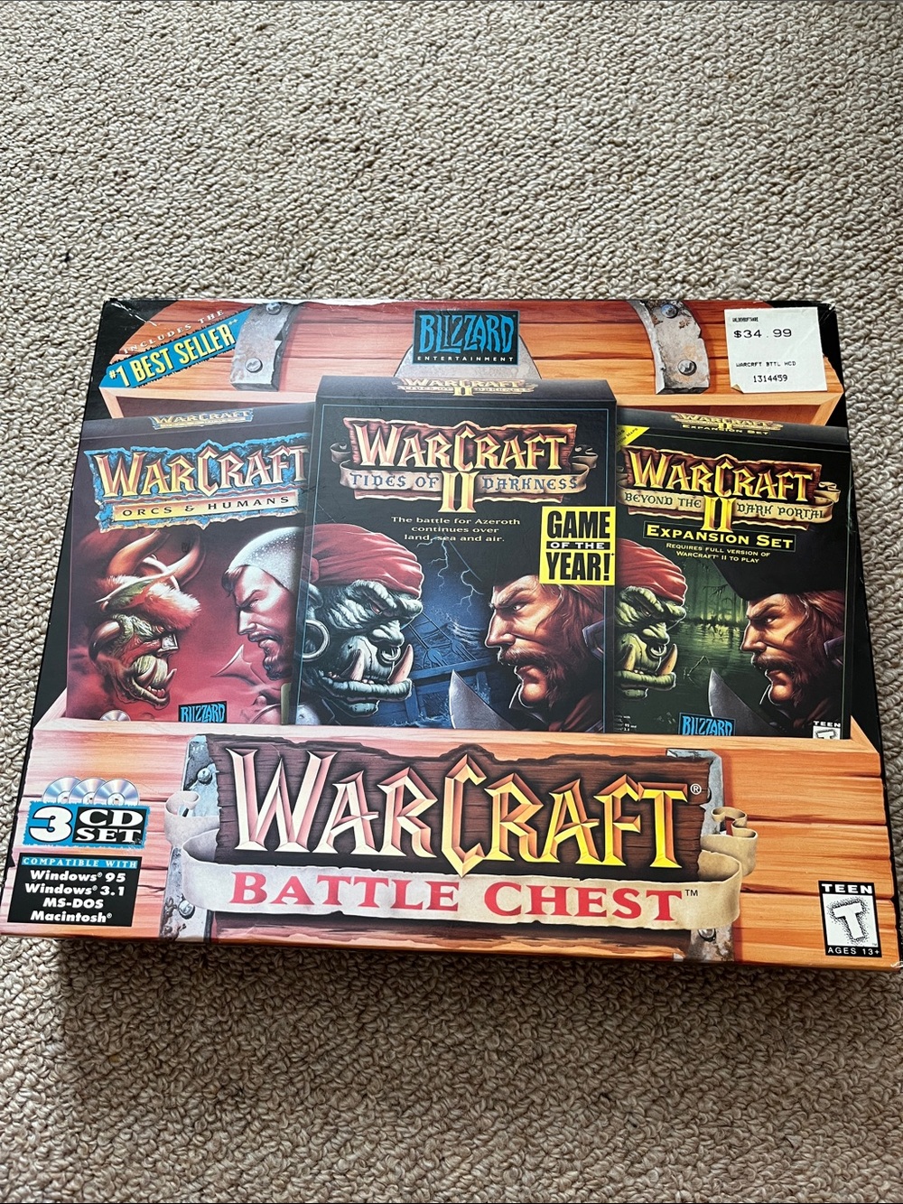 Blizzard Warcraft Battle Chest PC Game Set - Black/Brown